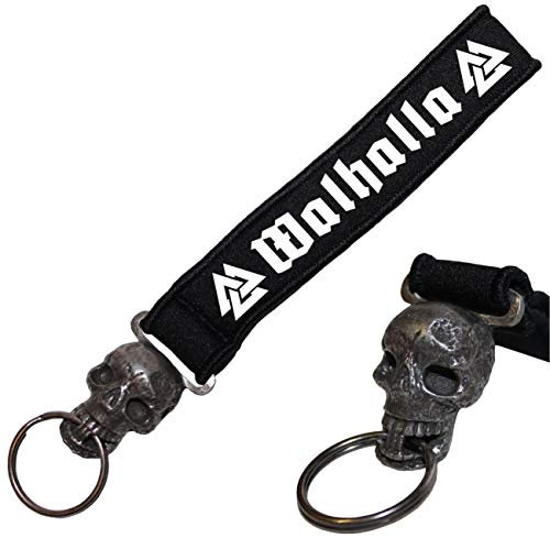 SONS OF ODIN Totenkopf Neopren Schlüsselanhänger Schlüsselband Skull Walhalla Wikinger