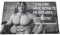 Stormflag Conquer Pose Gym Lifting Banner 90 cm x 150 cm, Polyester, 90 g mit vier Ösen
