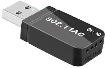 LIWEARE USB WLAN Stick, 1300Mbit/s, Dual Band WiFi Stick (bis zu 867Mbps 5,8GHz / 400Mbps 2,4GHz), USB3.0 für PC/Desktop/Laptop, Kompatibel mit Windows XP/11/10/8.1/8/7/, Mac OS