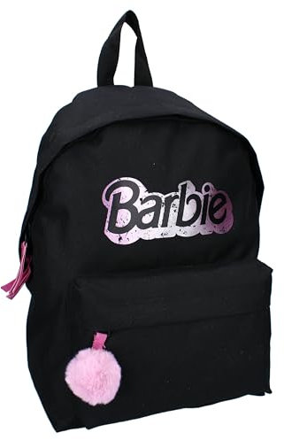Vadobag BARBIE Erleben Sie Ihre Träume - Großer Rucksack - Farbe Schwarz - Maße 37 x 26 x 12 cm - 905-4922, Schwarz, Einheitsgröße