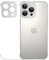 UZEUZA Frameless Hülle Metall für iPhone 15 Pro Max, Handyhülle Rahmenlose Minimalismus Aluminum, Schutzhülle Kameraschutz, Lightweight Ultra Dünn Slim Aesthetic Bumper Stoßfeste Case,Titan Natur