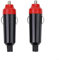 HavenDomicile Lot de 2 prises mâles étanches pour les besoins des véhicules, compatibles à la fois avec DC 12 V et 24 V, la prise sert de remplacement parfait pour les dommages