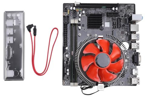 Placa Base de Computadora H81, para LGA 1150 M.2 Interfaz de Alta Velocidad PCI E 16X Ranura de Tarjeta Gráfica para Procesador I5-4570, con 2 Canales 8GB DDR3 Memoria