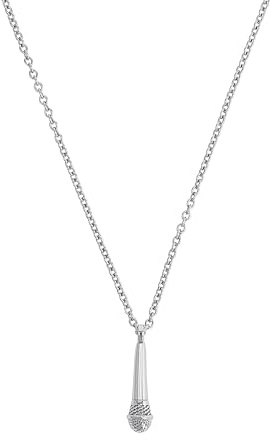 Amor Scorpions by Kette mit Anhänger 925 Sterling Silber Unisex Damen Herren Halsschmuck, 45+5 cm, Silber, Mikrofon, Kommt in Schmuck Geschenk Box, 2040527