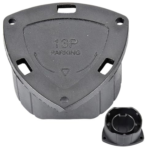 Generisch Trailer Plug Holder - Socket Mounting Cover, Waterproof Cap Protector, 13 Pin Trailer Plug Bearing Holder, Electric Cable Lock Adapter - Protection for Towbar, Motorhomes