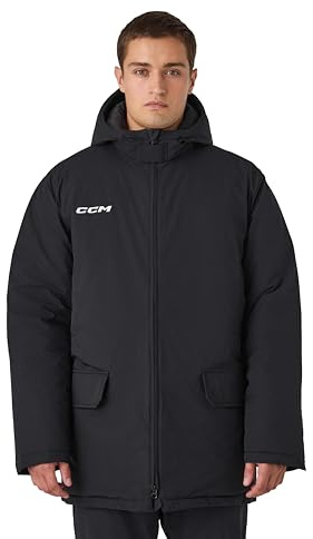CCM Team Winterjacke, Farbe schwarz, für Erwachsene