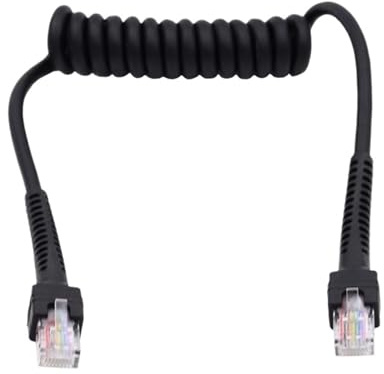 Cable Ethernet RJ45 en espiral Q22A Cat6 estándar de 8 hilos, cable LAN de alta velocidad(1m)