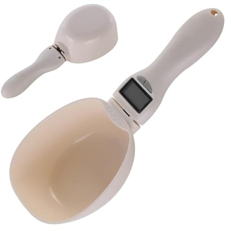 Cuchara Para Alimento De Perro, Báscula de Cocina, Cuchara Medidora Electrónica Ajustable Con Peso, para Cocinar Café Líquidos Crema y Uso en Apartamento Hogar Restaurante