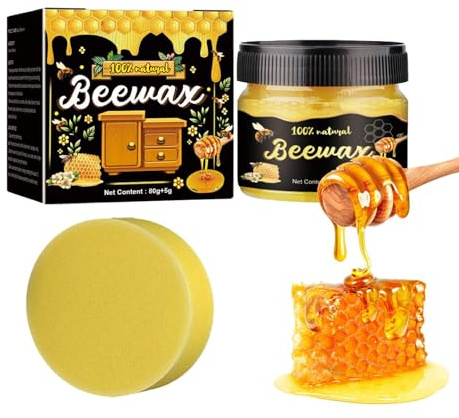 Möbelpolitur Renovierer - 80g Pflegewachs Für Möbel Und Holzflächen,Holztisch Reiniger Mit - Geeignet Für Küchen Garagen Keller Wohnungen Schränke Türen
