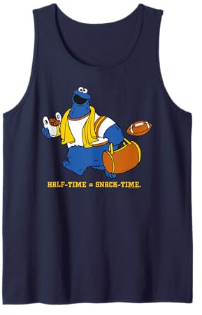 Sesamstraße Krümelmonster Halbzeit Snack Classic Tank Top