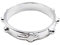 Ring für Frau aus 925 Silber ‰ Verlobungsring Rosenkranz Überqueren Religiöse Herren O Unisex - Silber