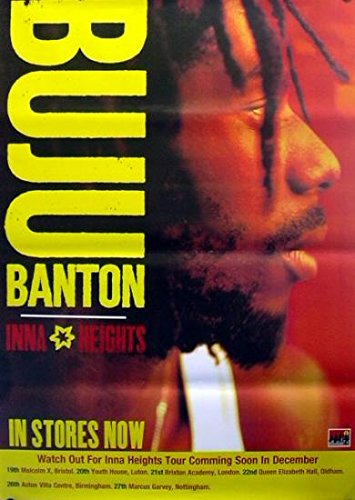 Buju Banton: Inna Heights | original UK Promo Poster Übergrösse XL