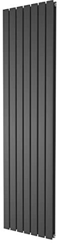 Pinta Vertical Radiator | Flat Panel Double Column | Central Heating | Living Room Hallway Bathroom Kitchen Radiator | 1800 x 475 | Anthracite