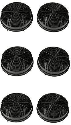 Elica Sparpackung 3X2, Mod.47, F00479/1S-3, Stahl, Holzkohle, Ofen, 11.875 Liter, Poliert, Elektrisch, Kohlefilter