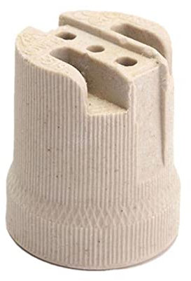 Keramik-Birnenfassung Porzellan E27 Edison-Schraube Wärmelampe Hochtemperatur-Lampenfassung für die Reptilienzucht mit Hühnern