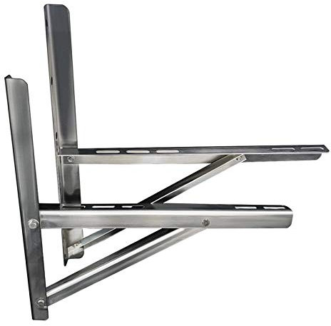Rostfreie Edelstahlhalterung Montagezubehör für 9000-24000BTU Kondensator, Ductless Mini Split Klimaanlage Wärmepumpen Systeme Supprt Bracket