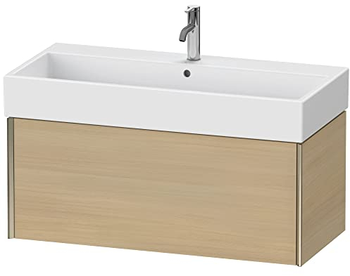 Duravit XViu 4237 Waschtischunterbau wandhängend, 1 Auszug, für Waschtisch Vero Air 235010, 984x454 mm, Farbe (Front/Korpus): Champagner matt/mediter. Eiche - XV42370B171
