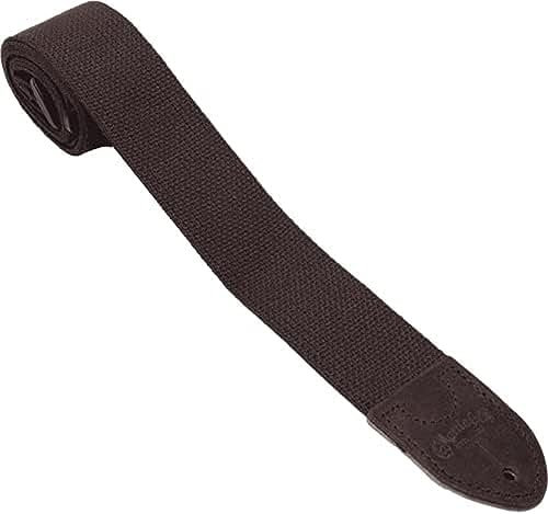 MARTIN Gitarren- und Bassgurt aus Baumwolle mit Plektrumhalter aus Leder, braun (A0105)