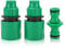 3Pcs Garden Hose One Way Pipe Adapter Tap Connector Fitting,Quick Connector Hose Pipe Adapter Fitting with Double Male for Tap End Garden Irrigation System