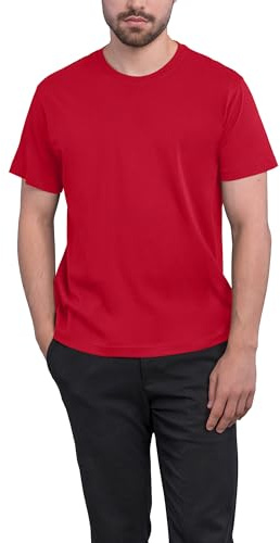 HRM Herren Heavy Luxury Roundneck Tee I Fair Trade T-Shirt Herren mit Rundhalsausschnitt I Nachhaltig & aus 100% Bio-Baumwolle