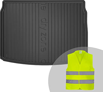 FROGUM DryZone Gummimatte Ganzjährige Praktische Auto Kofferraummatte Kofferraumwanne passend für Nissan Qashqai II 2013-2021 | Hohe Kante | Robust und langlebig