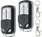 QSDIYRF Telecomando Cancello 4 Canali Telecomando Garage 433,92 MHz Codice Fisso Duplicatore di Telecomandi Attrezzatura per Portone Garage Confezione da 2 Pezzi