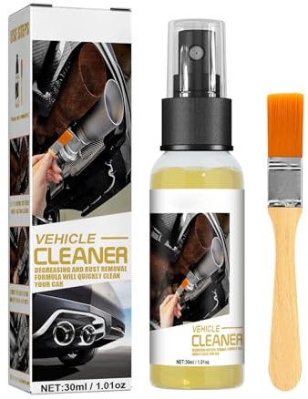 Powerful Rust Remover Spray with Brush, Auto Rostumwandler Spray, Metall Rostentferner, Auto Chassis Flugrostlöser, Schnell-Rostlöser Spray, Mehrzweck Rostflecken Entferne für Metall, Auto (1PC)