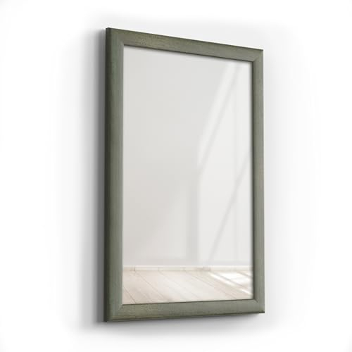 Picati Spiegelrahmen Moderna inkl. Spiegel | Grün | Spiegelmaß: 50x70 / 70x50cm | zzgl. 6 cm Rahmen | Wandspiegel | in 11 Größen