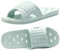 Pantofole da Bagno con Fori di Drenaggio, Pantofole Antiscivolo ad Asciugatura Rapida Pantofole da Bagno per Dormitorio Domestico Unisex Verde Chiaro EU 39-40