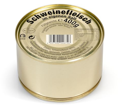 6x Müller's Schweinefleisch 400g Dose