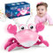 Veopoko Sensory Toys for Babies, Crawling Crab Toy 1 2 3 4 Year Old Girl Gifts 1-4 Year Old Girl Montessori Toys for Babies 6-12 Months Baby Toy 0-6 Months Birthday Gifts for Girls Toddler