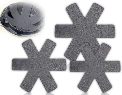 Lhbwhiz 3 Stück Stapelschutz, 3 Verschiedene Größen(38/35/26cm) Stapelschutz Trenner, Pfannenschutz Topfschoner Filz Anti-Rutsch Stapelschutz