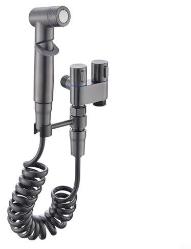 high Pressure Shower Heads, Upgrade Your Bathroom with Our Dual Control Valve Switch Between Rain Shower Head, Handheld Shower Head, and Tub Spout(Gunmetal Grey)