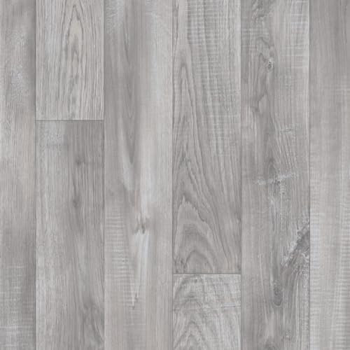 Wood Effect Light Grey Anti-Slip Vinyl Flooring For LivingRoom, Hallways, Kitchen, 2.8mm Thick Cushion Backed Vinyl Sheet, Waterproof Lino Flooring-1m(3'3) X 2m(6'6)-2m²