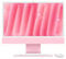 Apple iMac All-in-One Desktop Computer with M4 chip with 10-core CPU and 10-core GPU: Built for Apple Intelligence, 24-inch Retina Display, 16GB Unified Memory, 512GB SSD storage; Pink