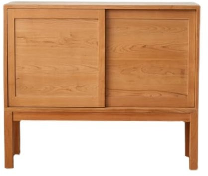 Sideboard aus massivem Kirschholz, Barschrank, Restaurant, Aufbewahrungs-Organizer für Küche und Schlafzimmer, rustikale Möbel für Heimdekoration