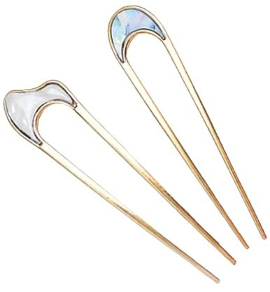 Qsvbeeqj Lot de 2 fourchettes à cheveux légères faites à la main pour les mariages et les fêtes