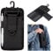 Compatible avec iPhone 16, 15, 14, 13, 12 Pro Max, pochette à dos pour téléphone portable, étui de transport pour Galaxy S25, S24, S23, S22 Ultra