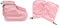 VICASKY Paraffina Accessori Terapeutici Cera Guanti Da Bagno E Copri Piedi Set Protezione Guanti Rosa Copri Piedi Per Idratazione Intensa