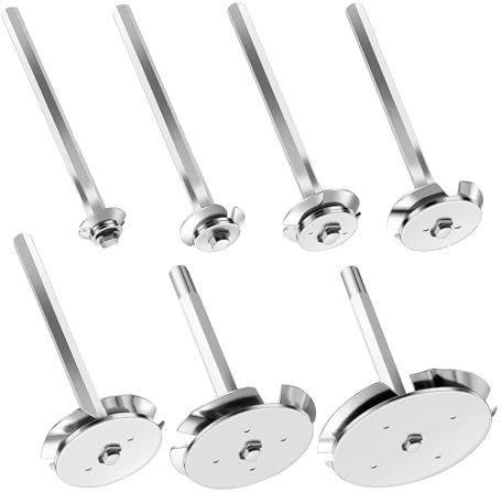 7Pcs Stainless Steel PVC Pipe Socket Saver Set 1/2in 3/4in 1in 1 1/2in 2in 3in 4in Plumbing Fitting Saver for 1/2in Drill Remove Damaged Pipes