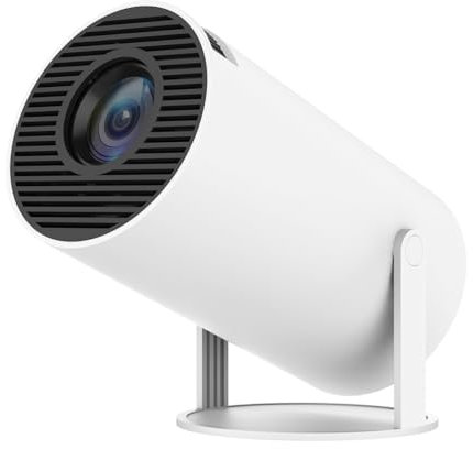 Mini proyector con WiFi 6 y Bluetooth, 4K 1080P compatible con proyector portátil, aplicación integrada, Android 11, 150 ANSI, corrección automática Keystone, pantalla de proyector de video