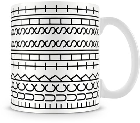 Giftme Hidden Message – “F*ck This Shit” Optical Illusion Design, 11oz Coffee, Tea, Ceramic Mug.