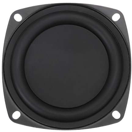sourcing map 1 Pcs Passive Radiator 3 Inch Woofer Vibrating Membrane, Rubber Vibration Diaphragm Plate Subwoofer for Bass Speaker Replacement,