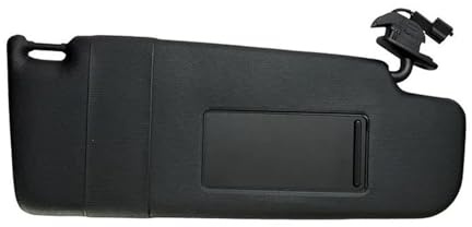 SIMICASE Auto Sonnenschutz Für VW Für Golf 4 Für Jetta Für Bora MK4 Schwarze Auto-Sonnenblende Mit Schwarzer Spiegelabdeckung Autozubehör(Links)
