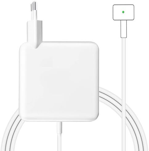 Reemplazo Cargador Mac Book Air, 45W T-Tip Cargador MacBook | Compatible con MacBook Air 11 Pulgada y 13 Pulgada (Mediados de 2012~2017), para Modelos A1465 A1466 A1435 A1436