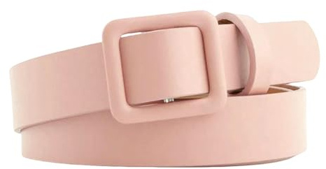 CHENSHI Cintura Sottile Donna Pantaloni Femminili Moda Nera Alta qualità Tendenza Cinture di Vita Lavoro Durevoli-b-rosa-107cm