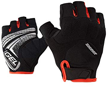 Ziener Herren COLIT Fahrrad-, Mountainbike-, Radsport-Handschuhe | Kurzfinger - atmungsaktiv/dämpfend/rutschfest, black/Grenadine, 10