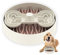Puzzle Feeder Hundenapf, Slow Feeder Dog Bowls for Dogs, Dog Bowl Slow Feeder for Dry, Wet and Raw Food, Puzzle Bowl Lick Mat with Enrichment Texturen, Puppy Slow Dog Bowl, 9,8 Zoll, Rosa