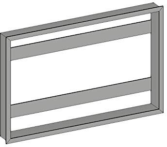 Duravit Einbauset für LM Spiegelschränke Good und Better Version, 1261 mm - LM987800000