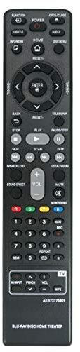 VINABTY AKB73775801 Replaced Remote fit for LG 3D Blu-Ray Disc Player BH6730T BH6730P BH6730S BH6530T BH4030S BH4430P BH4530T BH5140S BH5440P BH5540T BH6430P BH6330H BH6230S DVD Home Cinema System